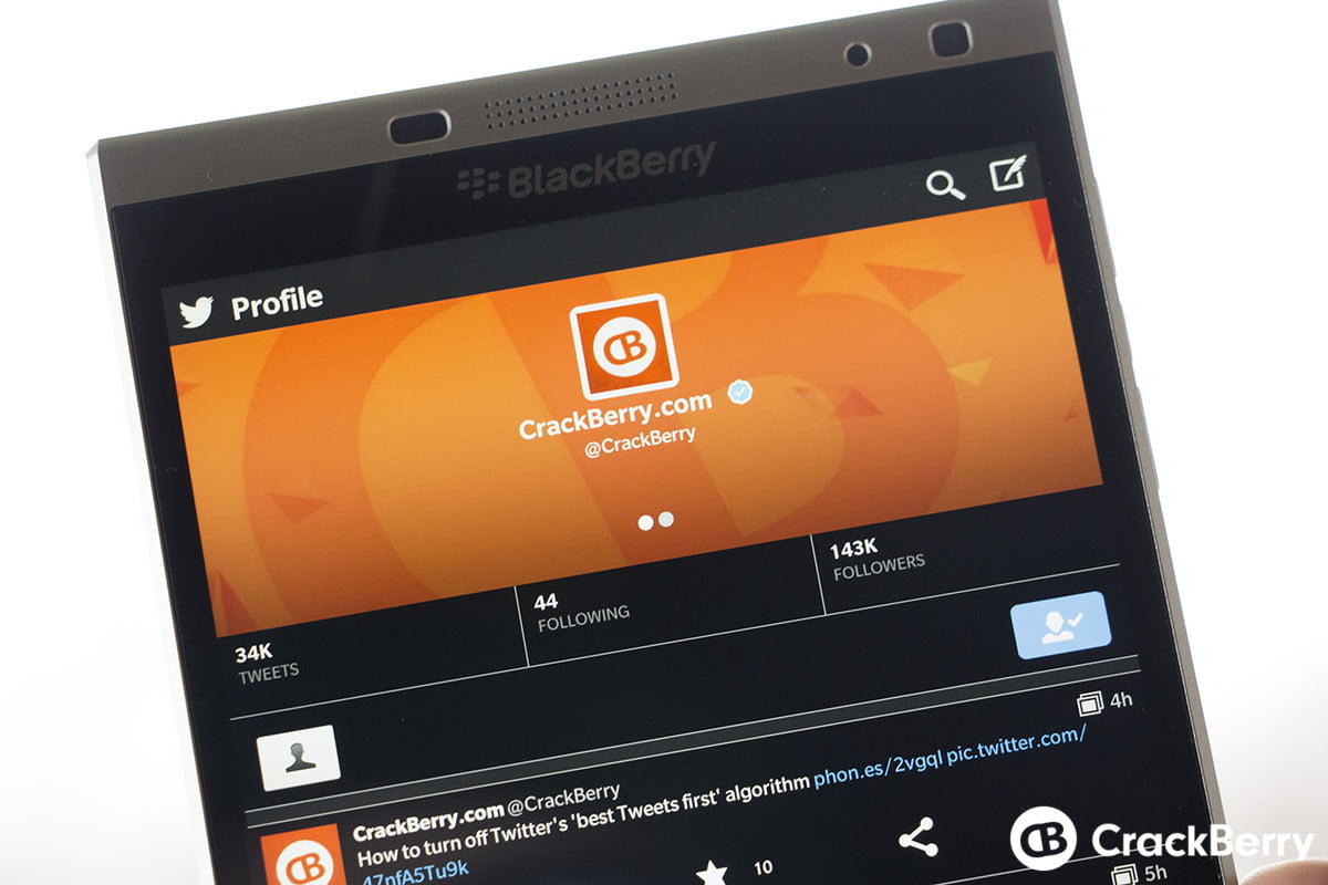 Twitter for BlackBerry 10 updated to add new features