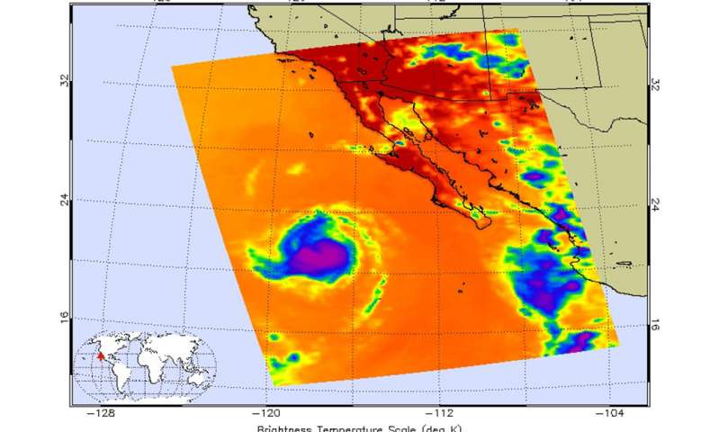 NASA sees compact Tropical Storm Frank weakening