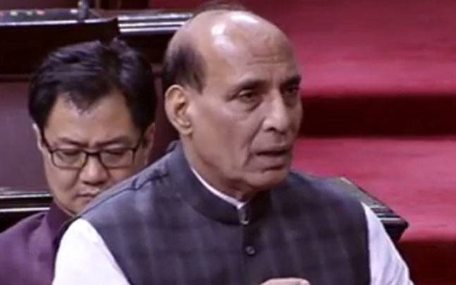 Pakistan playing a dirty game in Kashmir, is behind the current unrest: Rajnath Singh