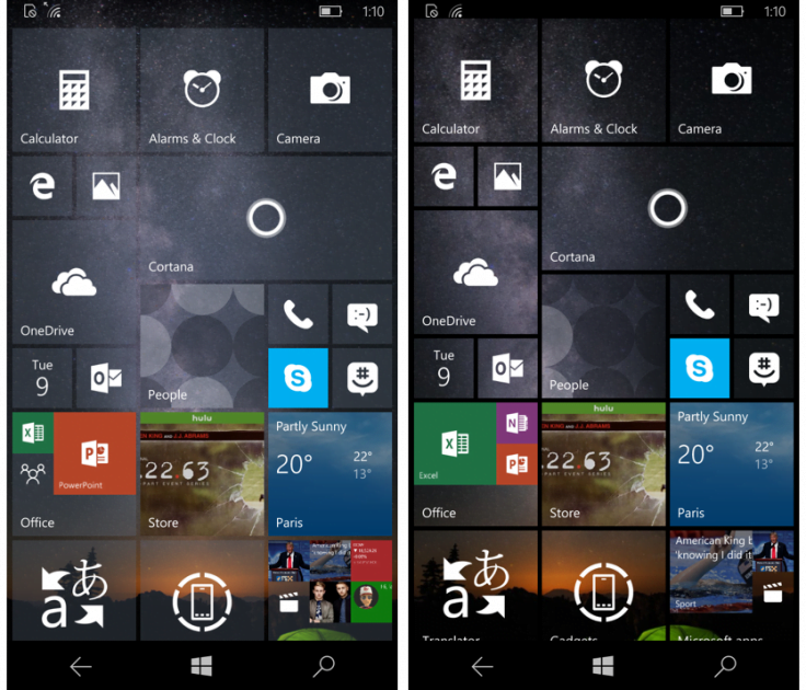 Top 5 tips on setting up your Windows 10 Mobile start screen