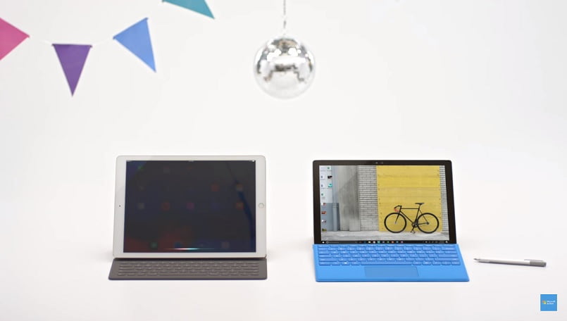 Cortana mocks Apple iPad Pro in latest Microsoft Surface Pro 4 ad