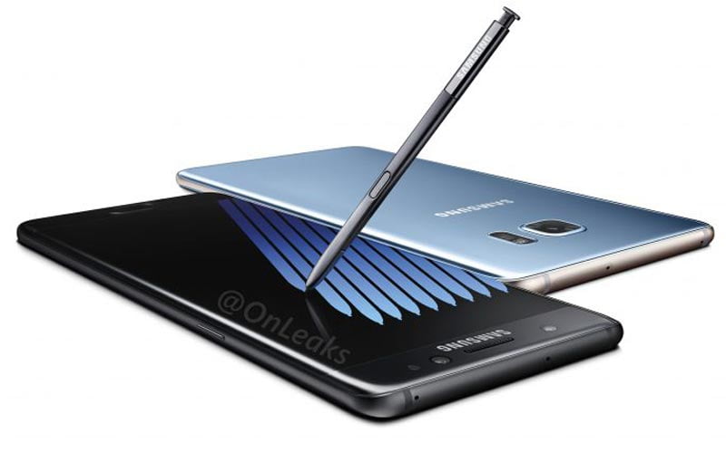 Samsung Galaxy Note 7 press renders leaked ahead of August 2 launch