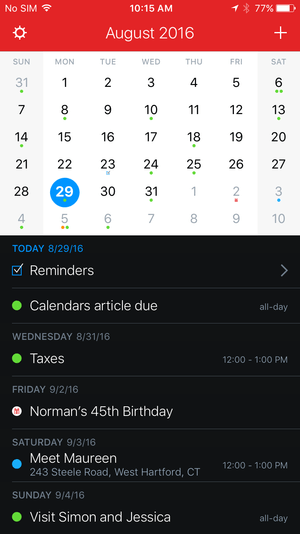 The best calendar apps for iPhone and iPad