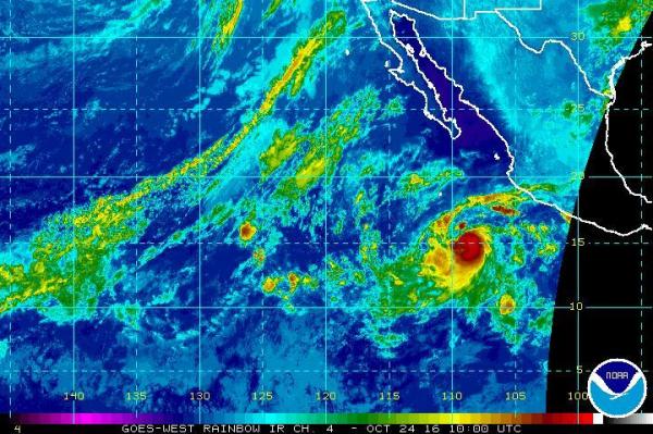 Tropical Storm Seymour in Pacific to become hurricane off Mexican coast