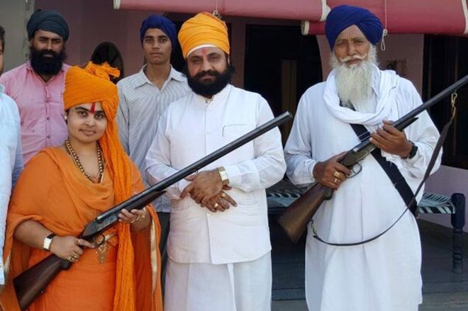 Gun-loving India ‘god-woman’ who shot wedding guests