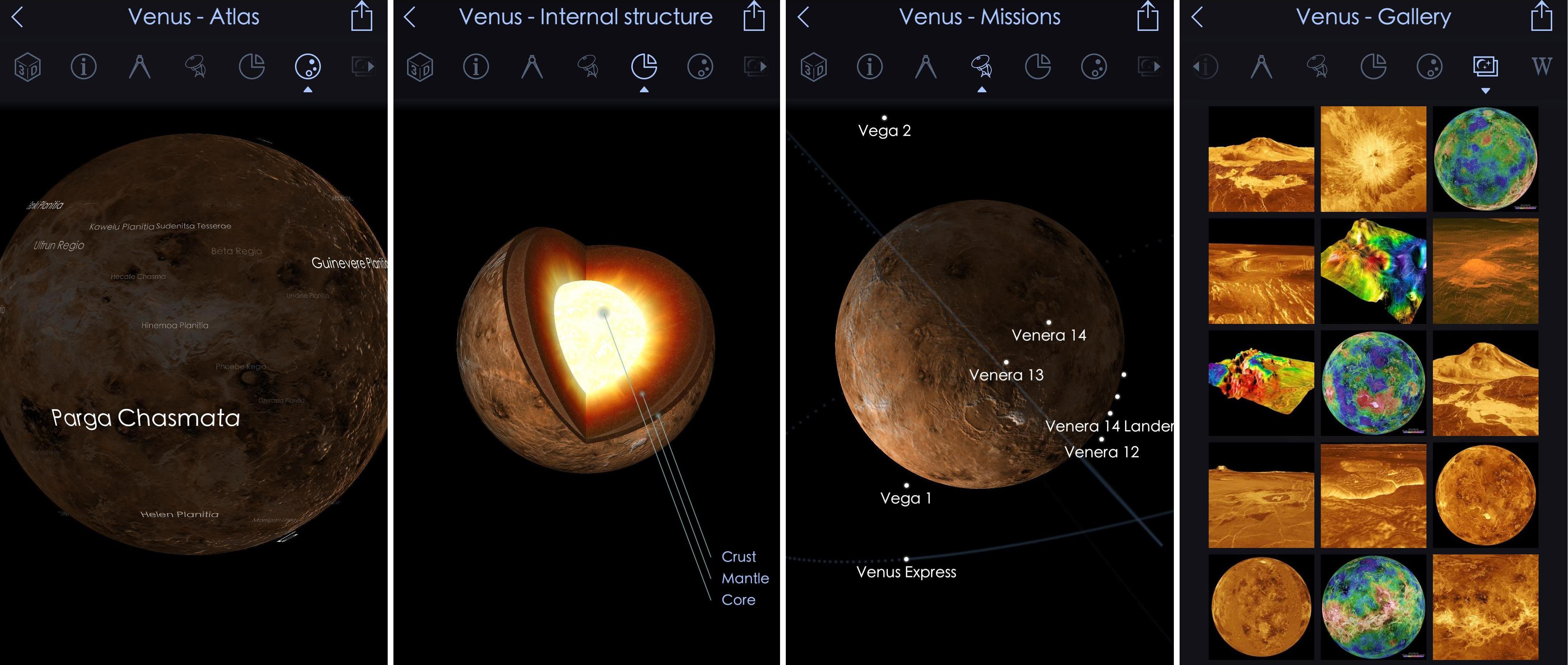 Admiring the Beauty of Venus with Mobile Astronomy Apps