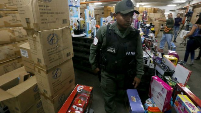 Venezuela seizes Christmas toys to distribute to poor