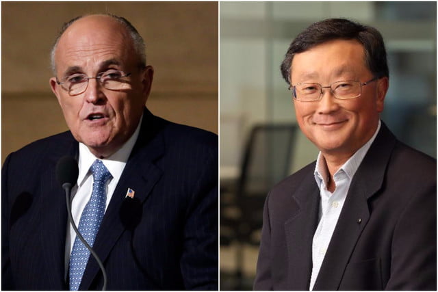 BLACKBERRY’S JOHN CHEN, EX-NYC MAYOR RUDY GIULIANI TALK CYBERSECURITY AT CES