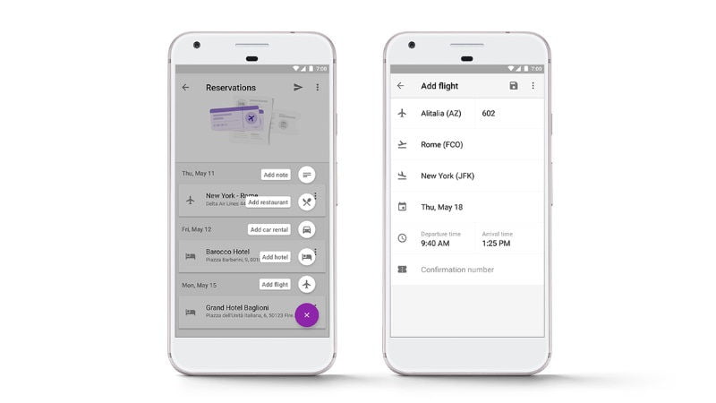 Google Trips Now Lets You Manually Enter Reservations, Share Travel Information