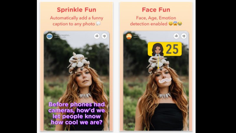 Microsoft Sprinkles App for iOS Suggests Captions for Your Selfies