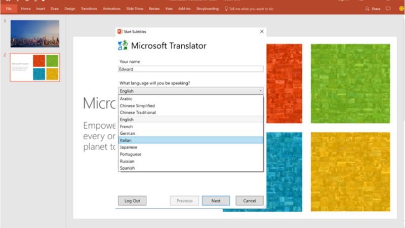 Build 2017: Microsoft PowerPoint Gets Real-Time Speech-to-Text Translation