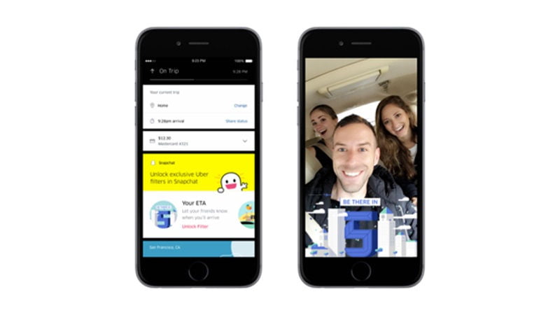 Uber Launches Snapchat Custom Filters in India