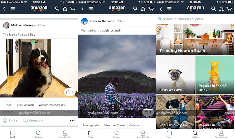 Amazon Spark Social Networking Feature Launched on iOS App