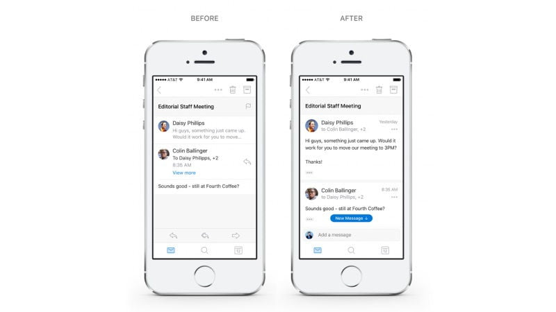 Microsoft Outlook for Android, iOS Gets Redesigned Navigation and Conversations