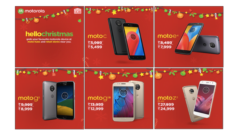Moto G5, Moto G5s Plus, Moto Z2 Play, Moto E4, and Other Moto Smartphones Get Limited Period Discounts in India