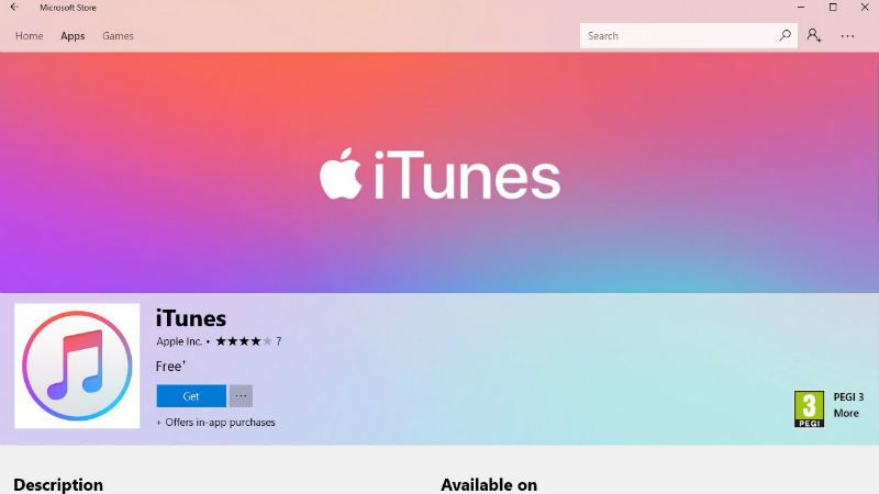 iTunes Finally Available on the Microsoft Store for Windows 10