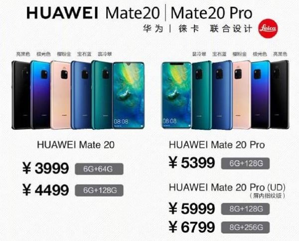 Huawei launches Mate 20 and Mate 20 Pro in China with a twist