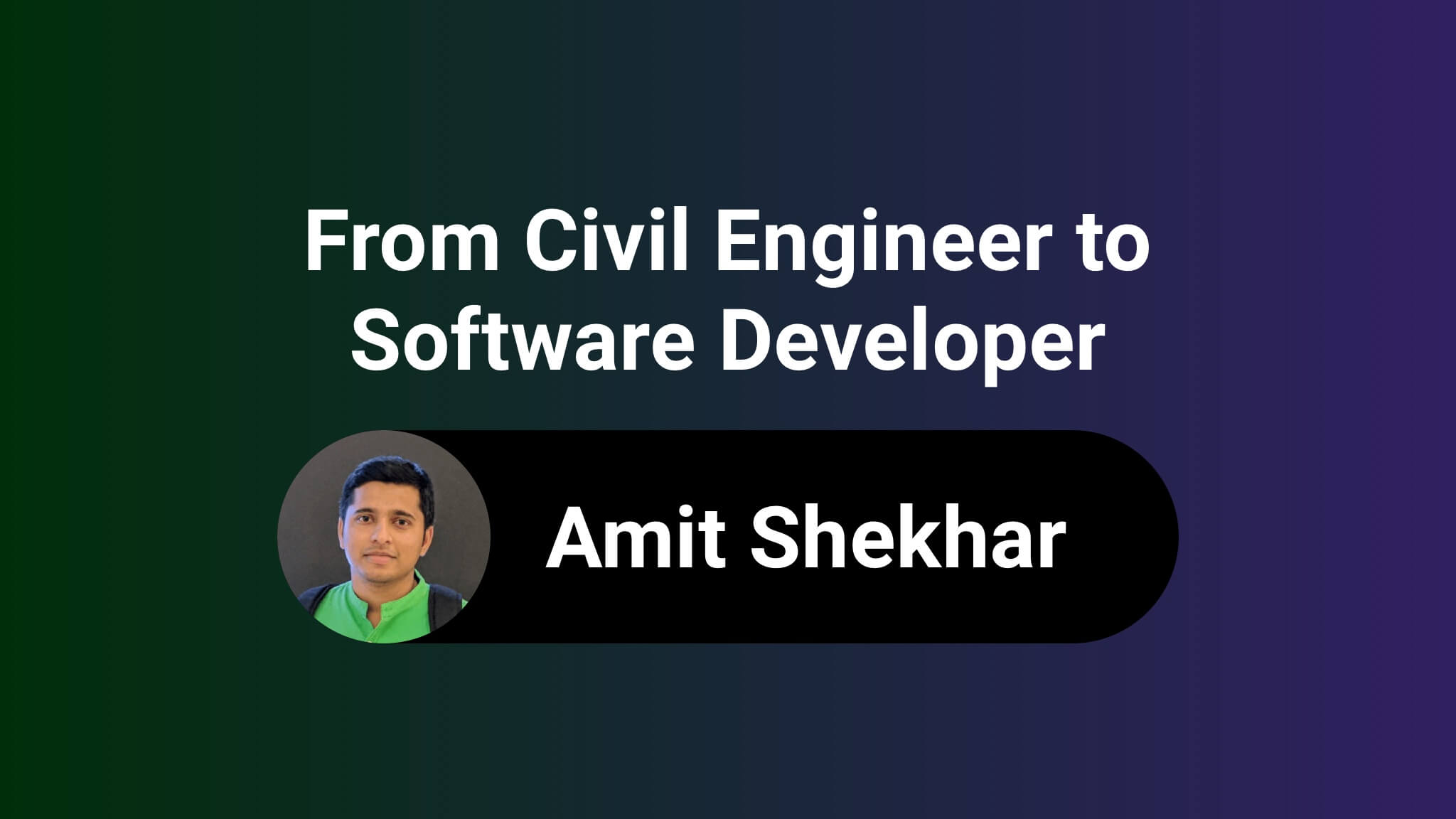 From Civil Engineer To Software Developer